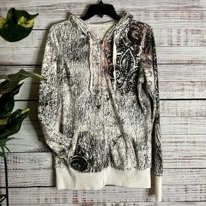 Was💲18! Premium Vanity zip-up hoodie jacket rhinestone “fluer de lis”